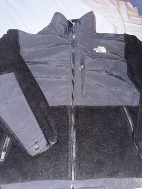 North Face Women’s Black Denali Fleece Jacket XL Polartec Full Zip Outdoor
